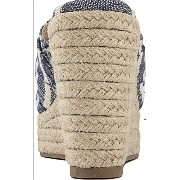 LONDON FOG Women's Heidi Espadrille Platform Wedge Sandals  Size 9.5M - Picture 3 of 6